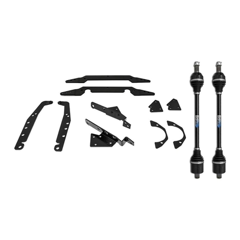 SuperATV LK-P-RZRXP-3-5 installation instructions