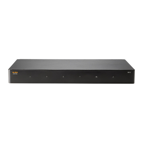 Hewlett Packard Enterprise Aruba 9012 installation guide Hewlett Packard Enterprise Aruba 9012 installation guide