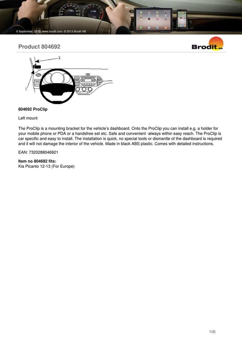 Brodit ProClip 804692 User manual