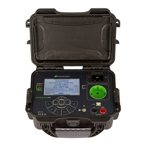 Gossen MetraWatt METRALINE PAT User manual