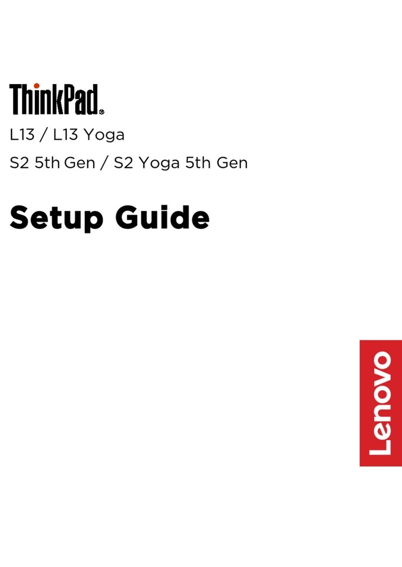 Lenovo Thinkpad L13 Setup guide