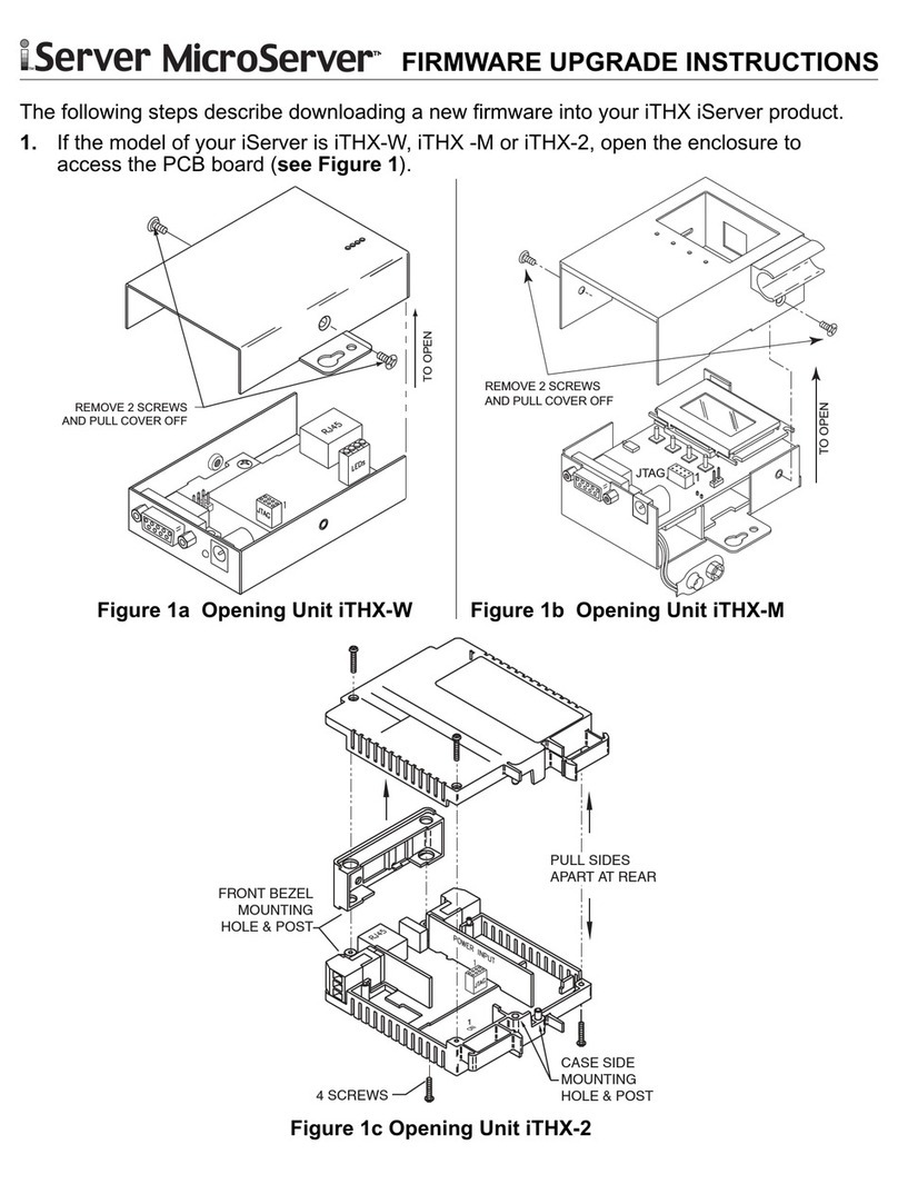 iServer MicroServer iTHX-W Firmware Upgrade Instructions iServer MicroServer iTHX-W Firmware Upgrade Instructions