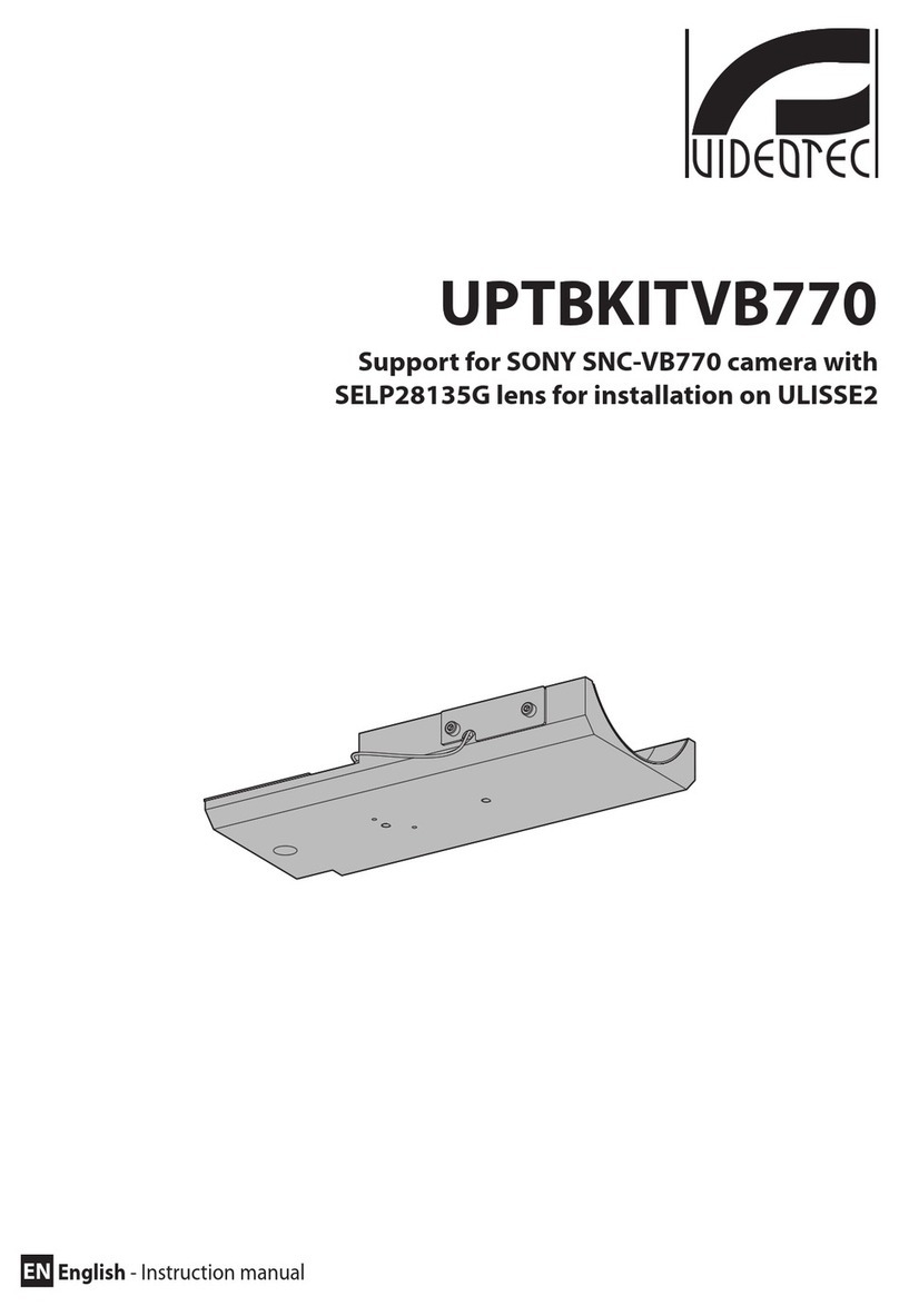 Videotec UPTBKITVB770 instruction manual