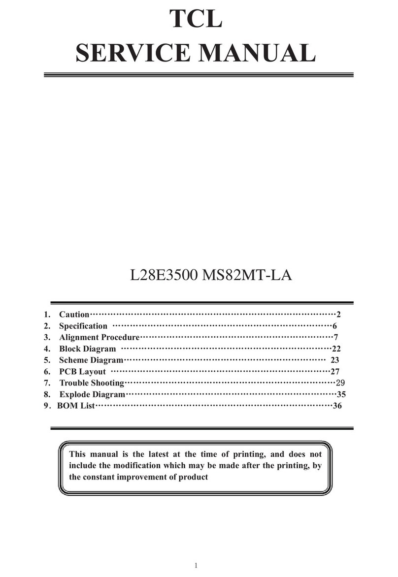 TCL L28E3500 User manual