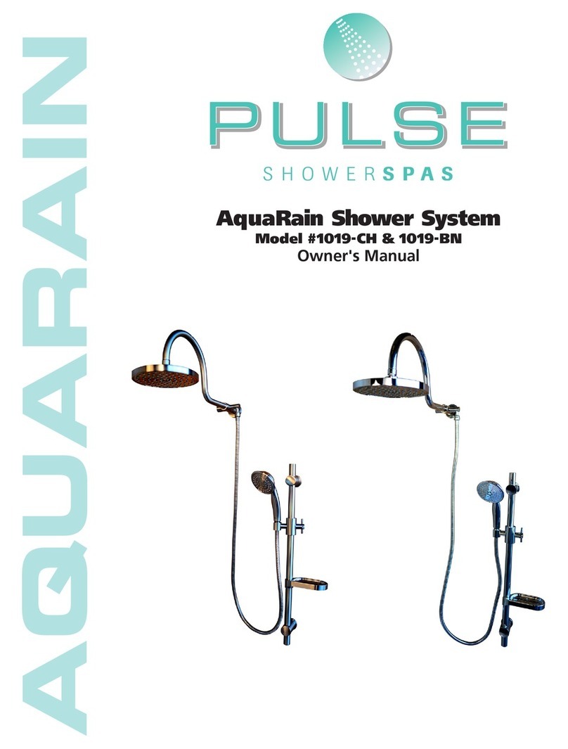 PULSE+ AquaRain 1019-CH owner's manual