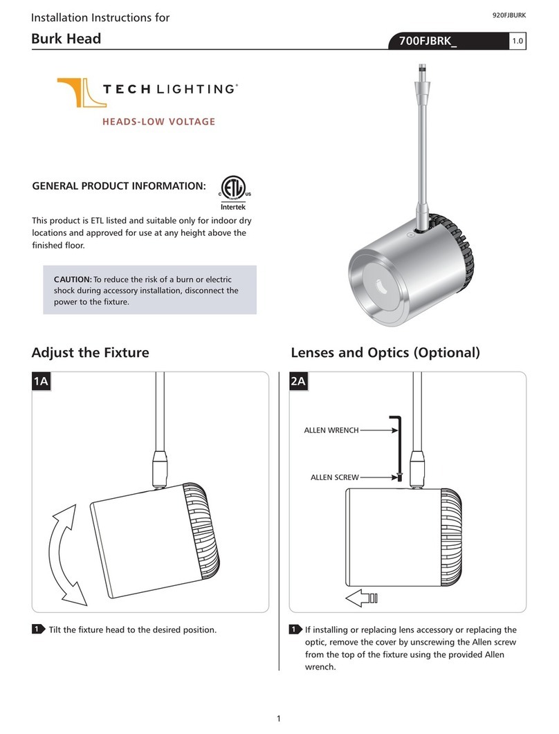 TECHLIGHTING 700FJBRK Series installation instructions