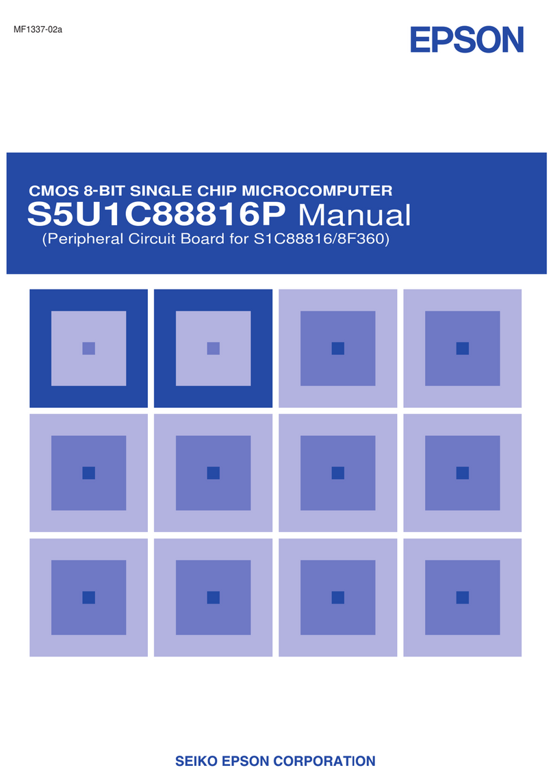 Epson S5U1C88816P manual