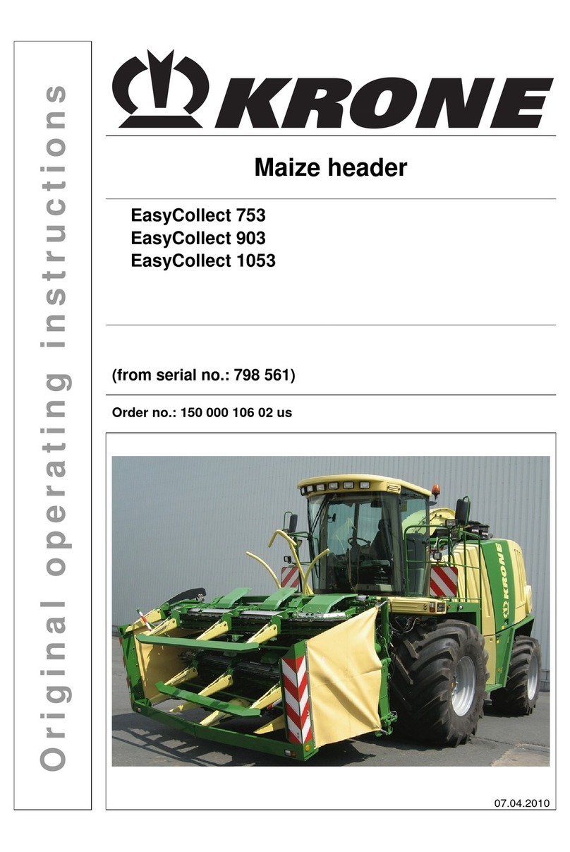 Krone EasyCollect 753 operating instructions