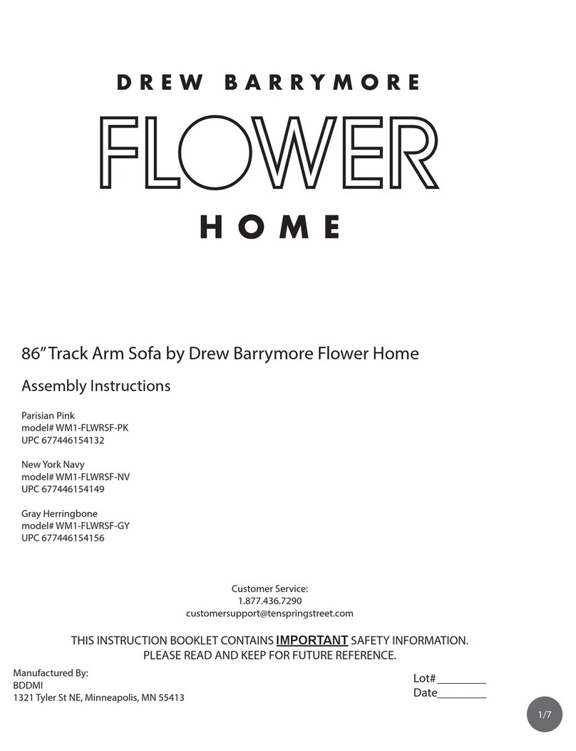 BDDMI Drew Barrymore Flower Home WM1-FLWRSF-PK Assembly instructions