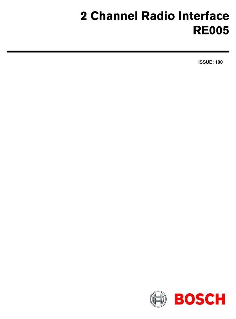 Bosch RE005 User manual