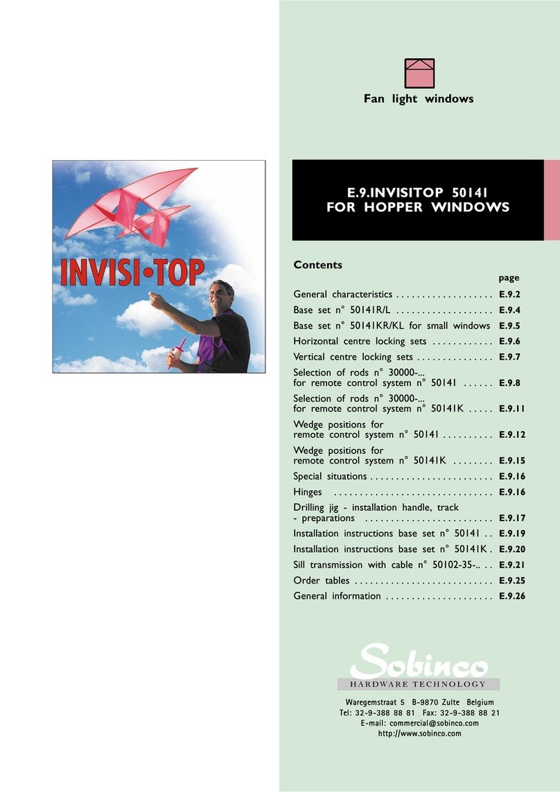 Sobinco INVISITOP 50141 Series User manual