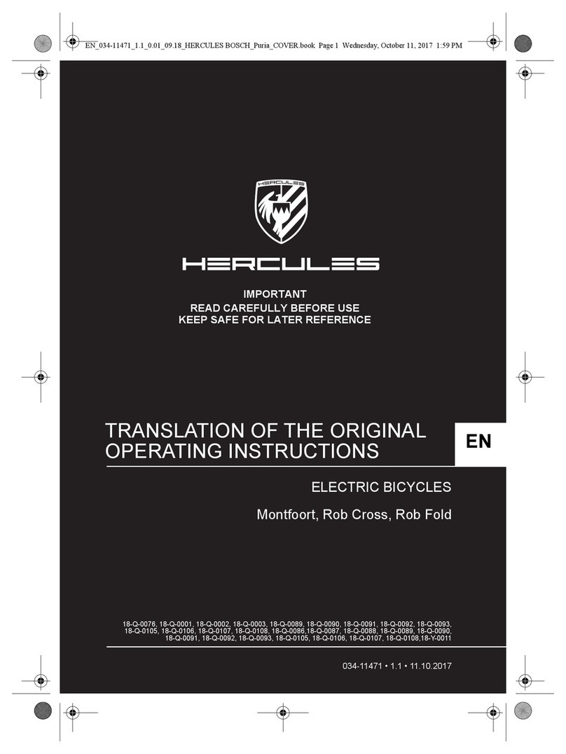 Hercules Montfoort Cruise F7 Series User manual Hercules Montfoort Cruise F7 Series User manual