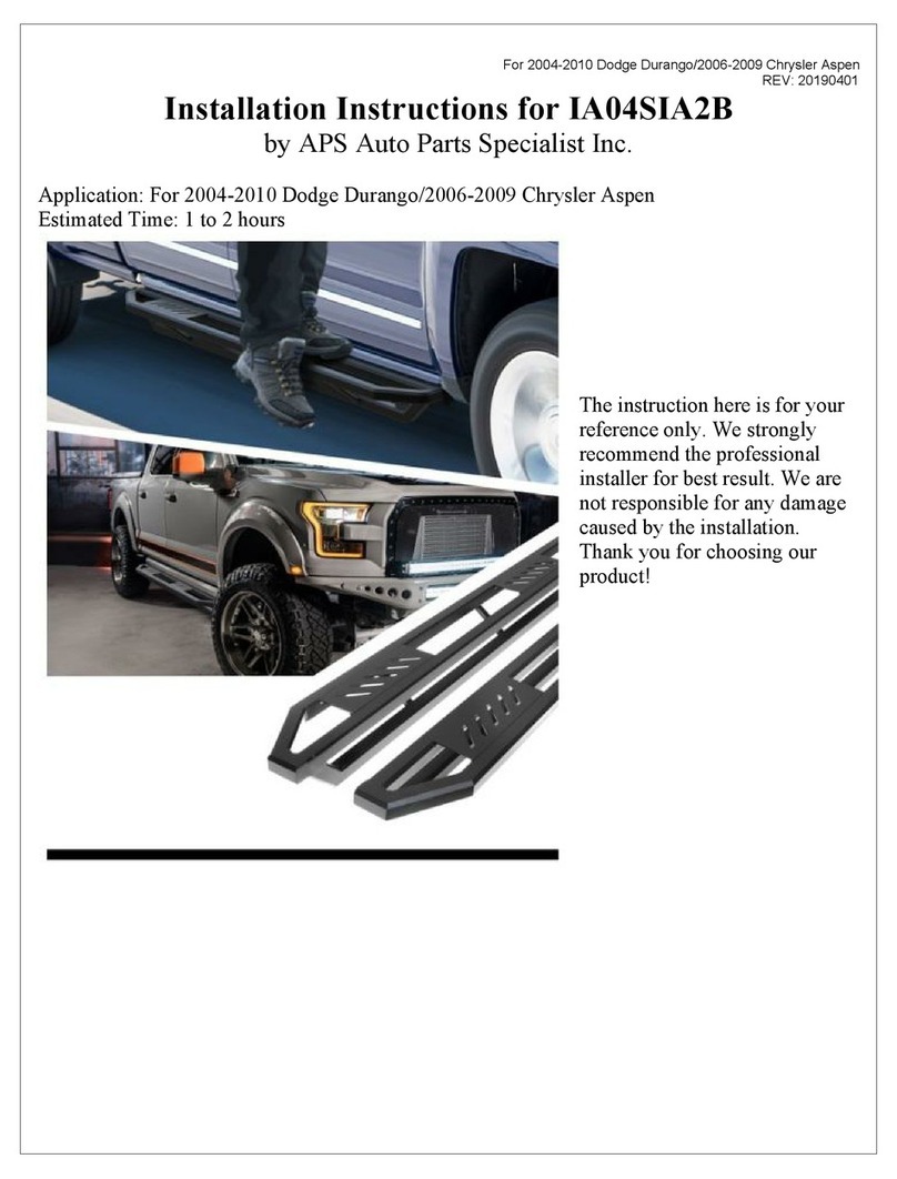APS Auto Parts Specialist IA04SIA2B installation instructions