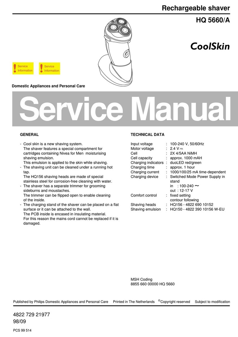 Philips CoolSkin HQ 5660 User manual