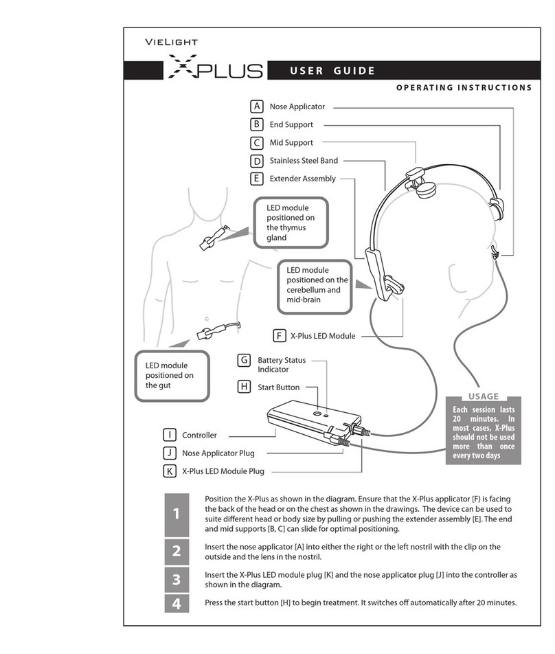 Vielight X-Plus operating instructions
