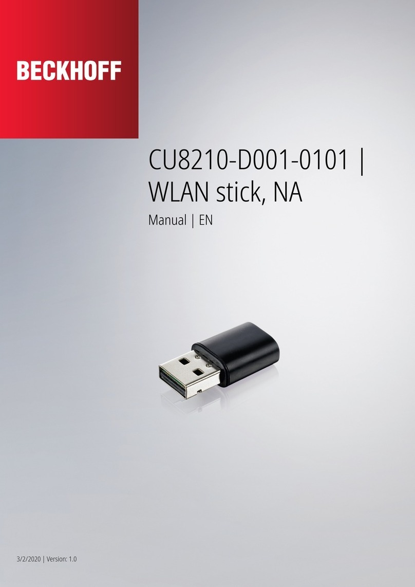Beckhoff CU8210-D001-0101 manual