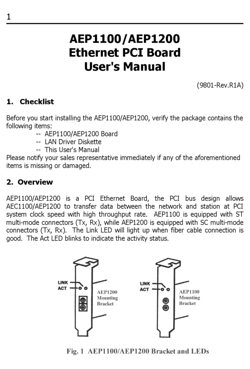 BWI AEP1100 user manual