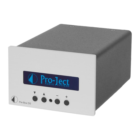 Pro-Ject Audio Systems Box Design Pre Box DS Instructions for use