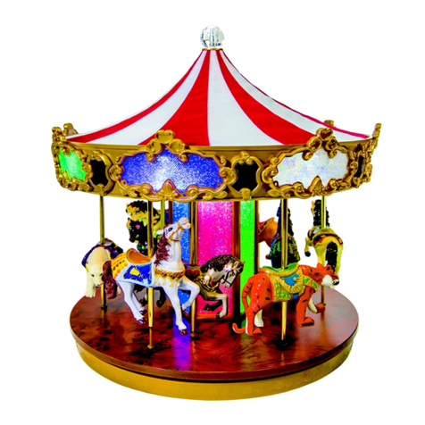 Mr. Christmas SHIMMER CAROUSEL instruction manual