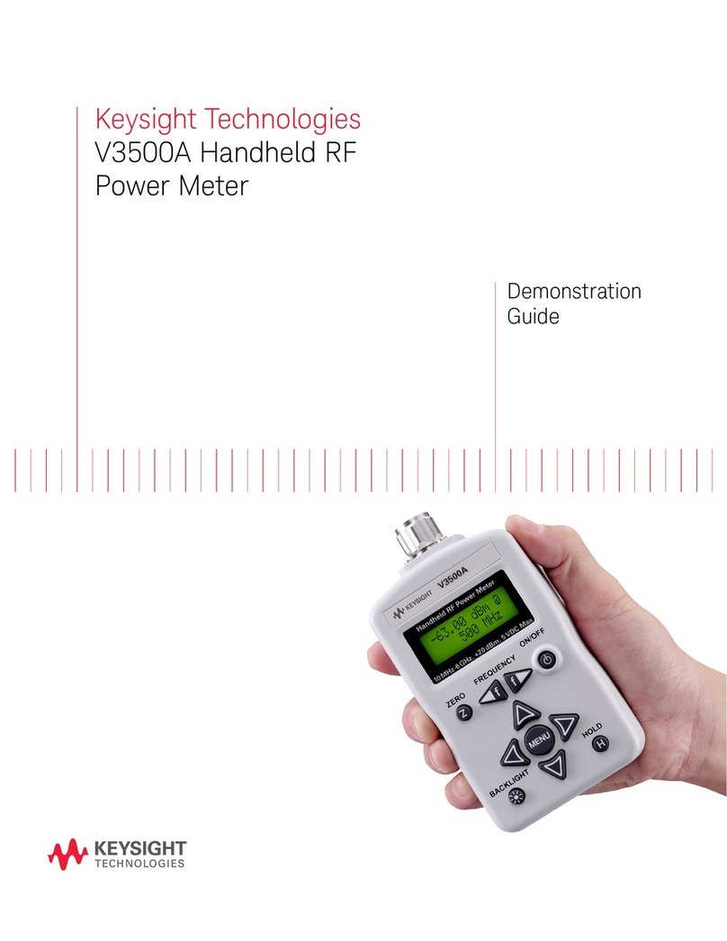 Keysight Technologies V3500A User manual