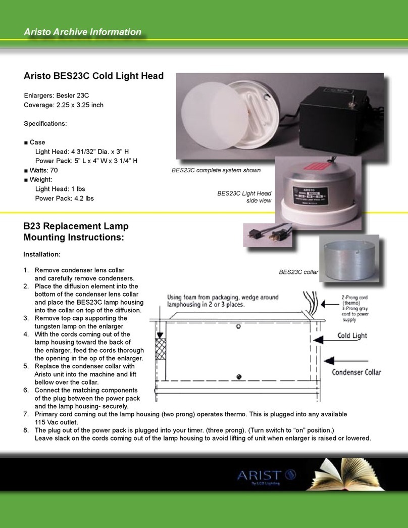 Aristo BES23C User manual