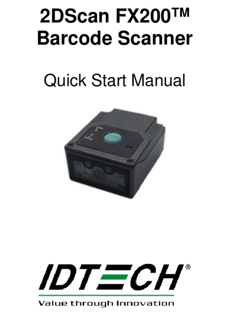 IDTECH 2DScan FX200 Quick start manual