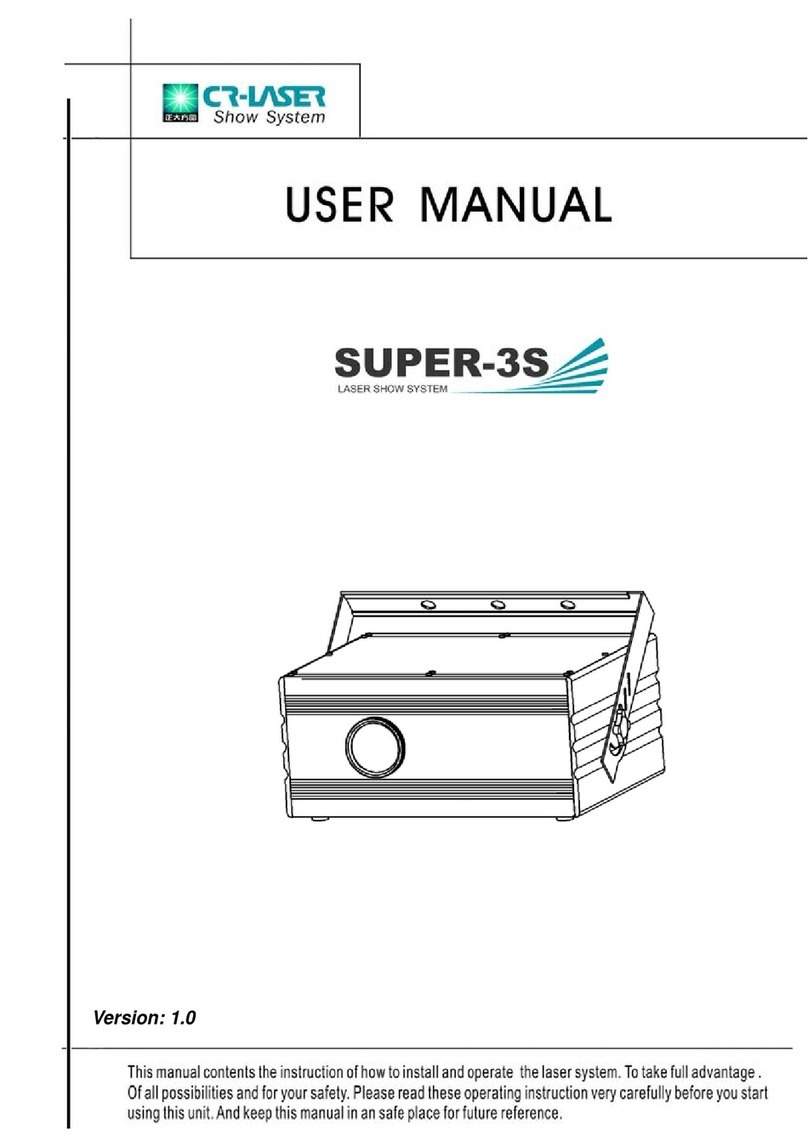 CR Laser SUPER-3S user manual
