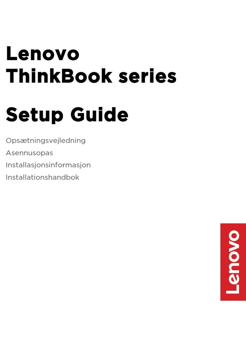 Lenovo ThinkBook Series Setup guide