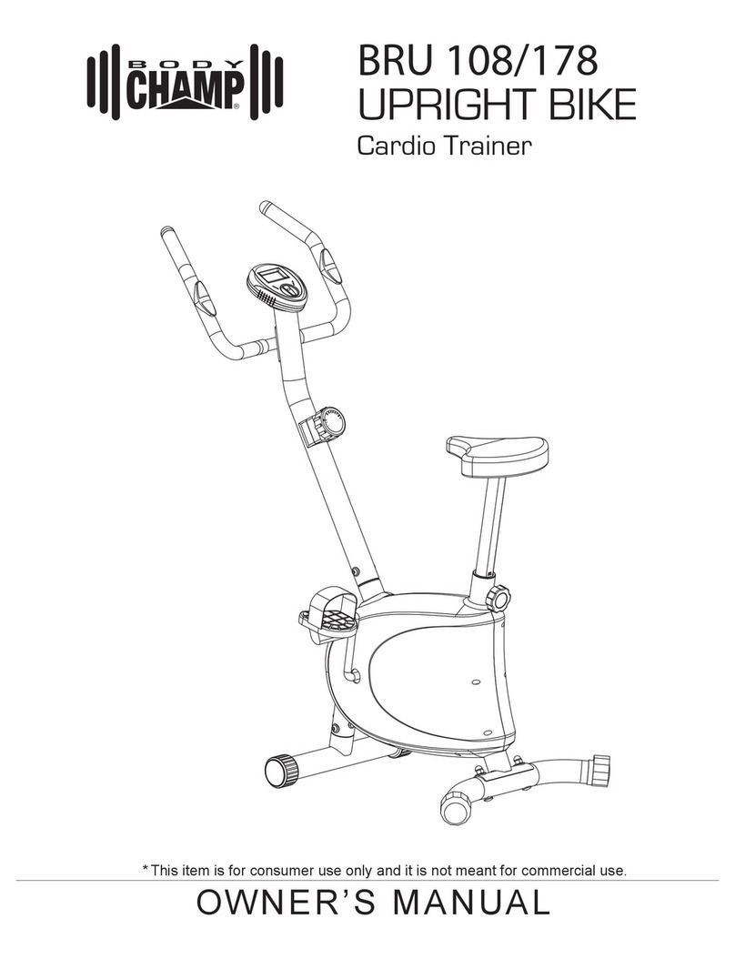 Body Champ BRU 108 User manual