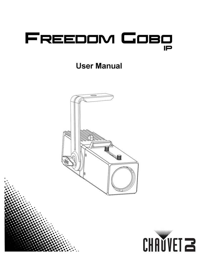 Chauvet DJ Freedom Gobo IP user manual