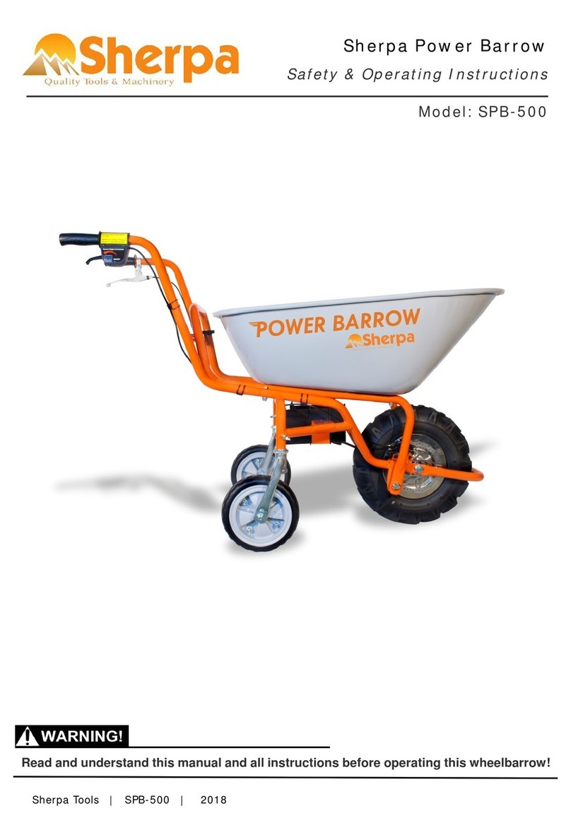 Sherpa SPB-500 Safety & Operating Instructions