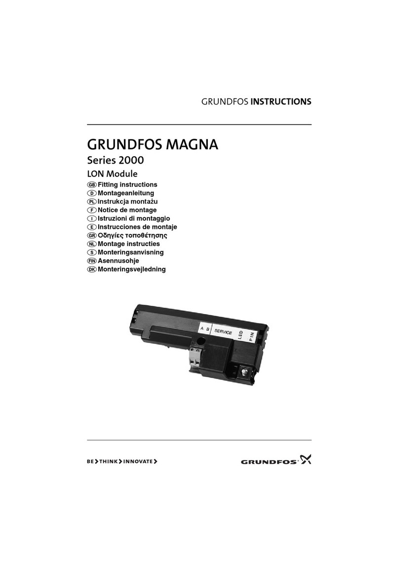 Grundfos MAGNA 2000 Series User manual Grundfos MAGNA 2000 Series User manual