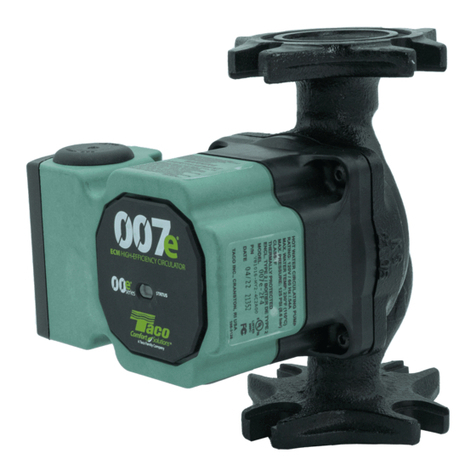 Taco 007e-2 Series User manual
