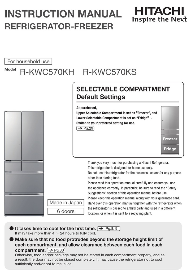 Hitachi R-KWC570KH User manual