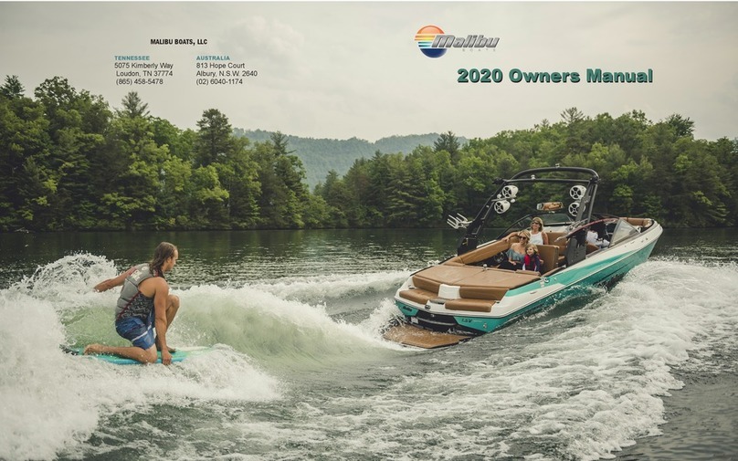 Malibu Boats Response TXi owner's manual