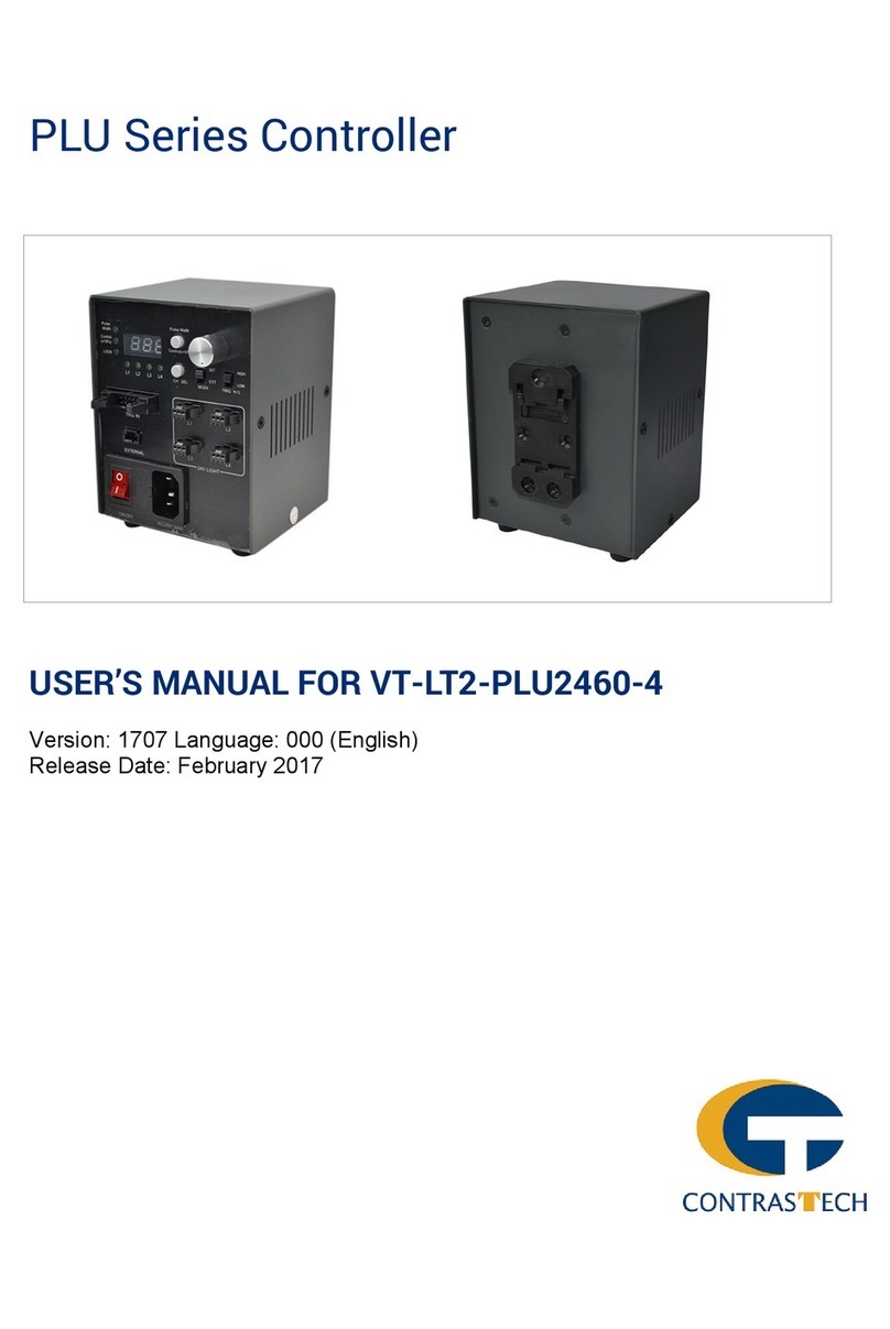 CONTRASTECH PLU Series user manual