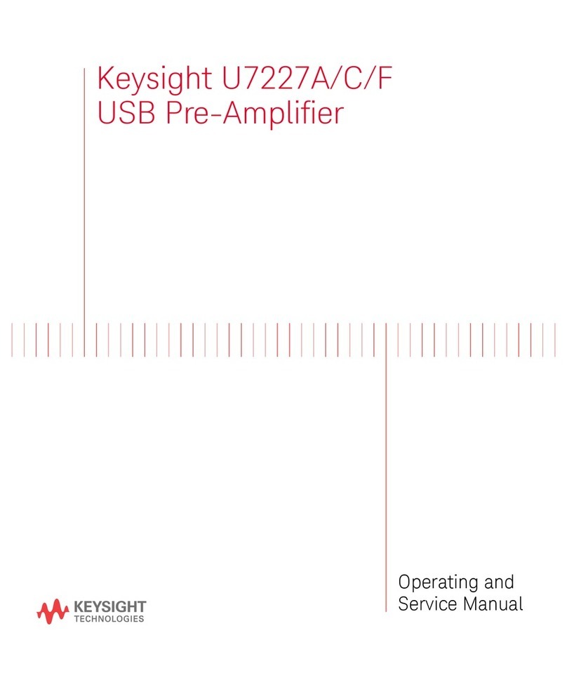Keysight U7227A Operating and service manual
