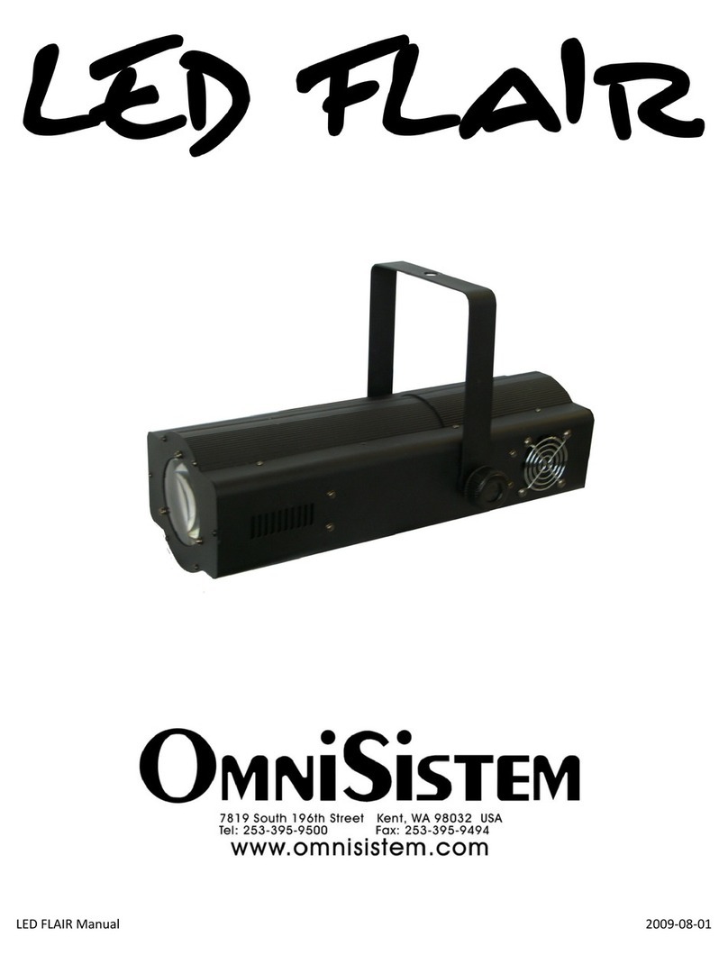 OmniSistem LED FLAIR user manual