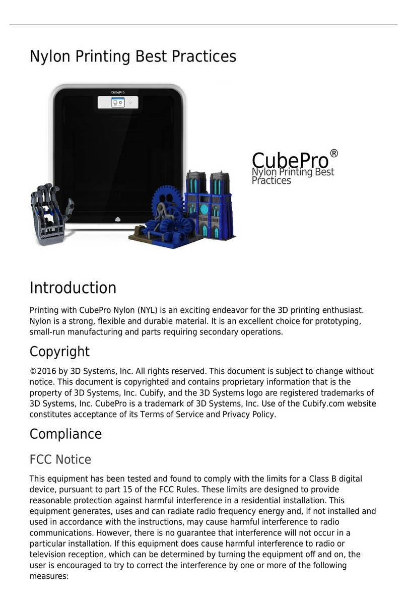 3D Systems CubePro manual