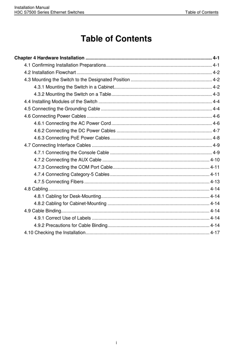 H3C S7500 Series installation manual