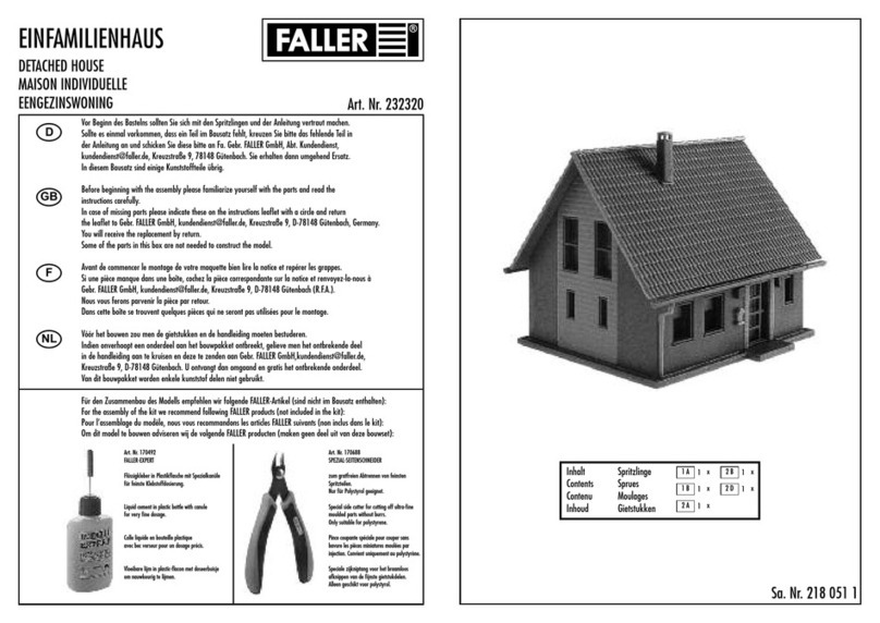 Faller 232320 User manual