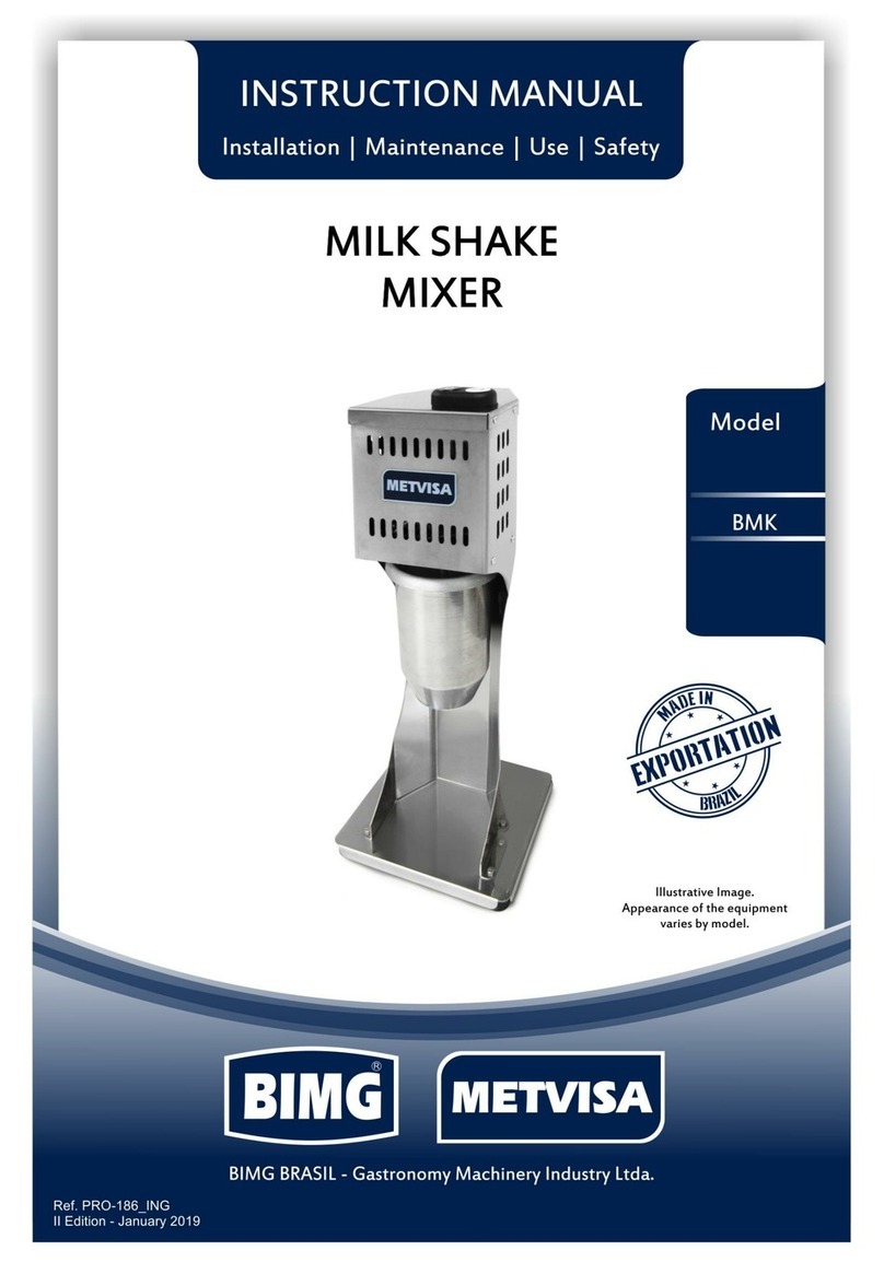 METVISA BMK Series instruction manual