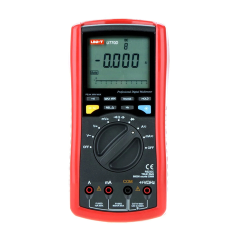 Unit UT70D User manual