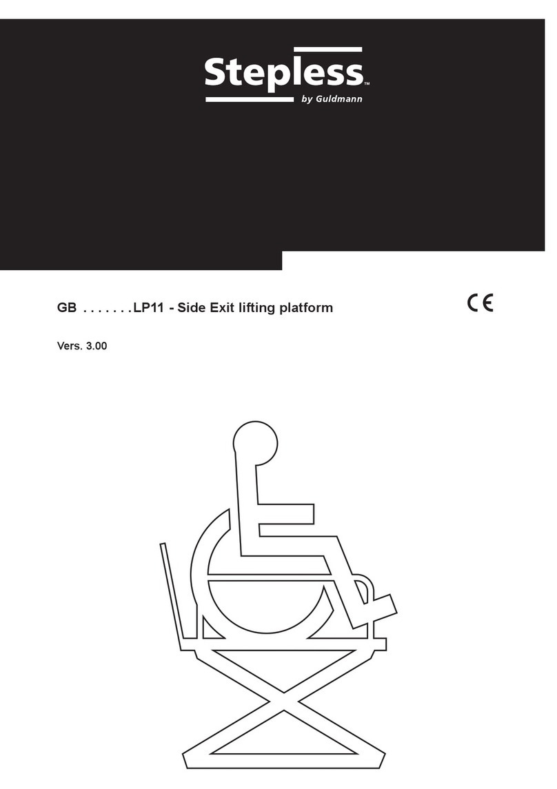 Guldmann Stepless LP11 Operating instructions Guldmann Stepless LP11 Operating instructions