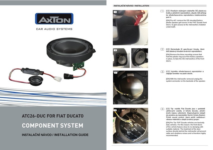 AXTON ATC26-DUC installation guide