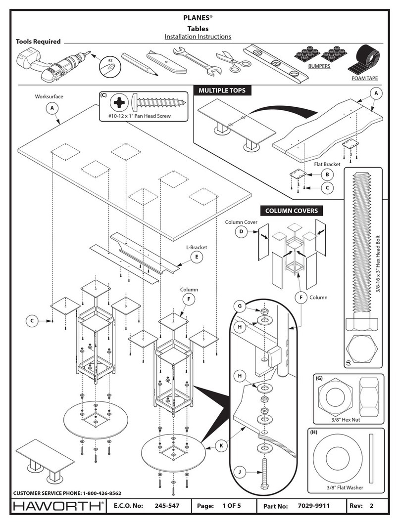Haworth Planes User manual