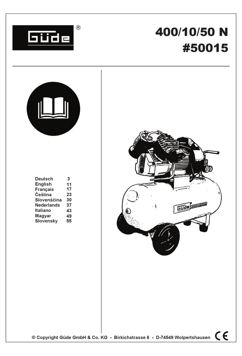 Gude 400/10/50 N operating instructions