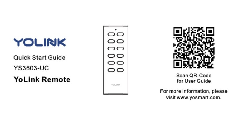 Yolink YS3603-UC User manual