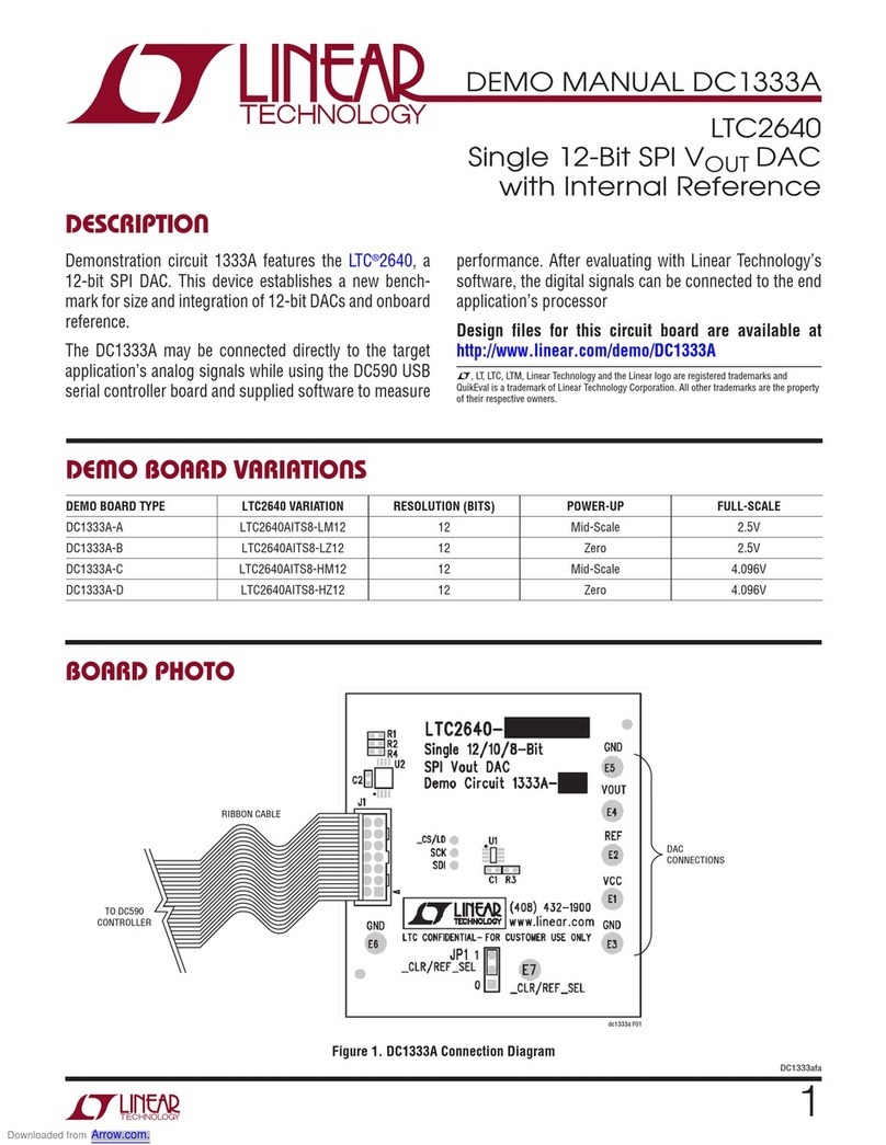 Linear Technology DC1333A Quick setup guide Linear Technology DC1333A Quick setup guide