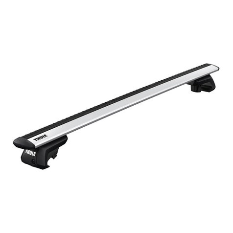 Thule Evo Raised Rail 710401 User manual